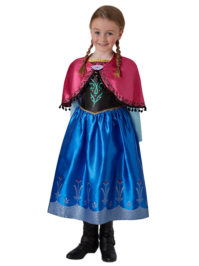 Anna Deluxe Dress Frozen | Die Eisknigin Kinder Lizenzkostm