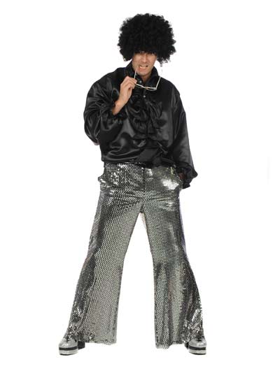 Paillettenhose mit R�schenhemd