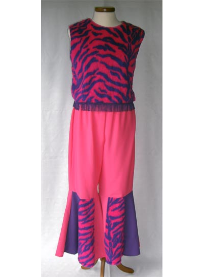 70th Pl�sch pink - lila (Gr.48)