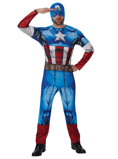 # Captain America Classic Marvel Lizenzkostm
