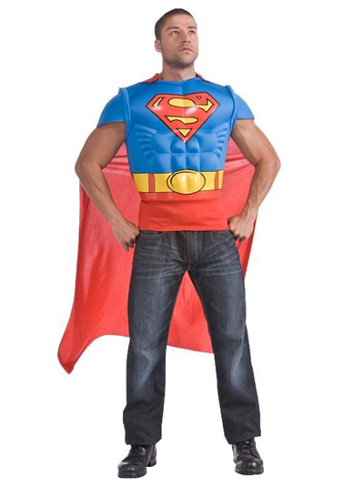 Superman Oberteil Lizenzkostm