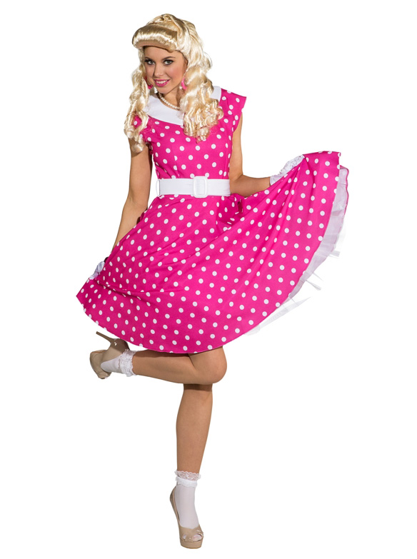 Sixties Kleid ROCKABILLY pink 50er 60er