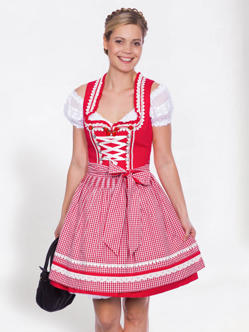 # Krger Dirndl "Miracle" rot-wei Gr. 38 & 40