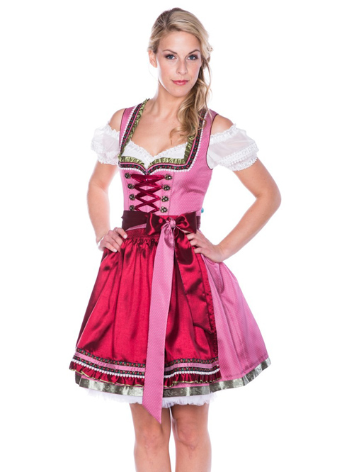 # Krüger Dirndl "Pink Maid" Rosé Gr. 42