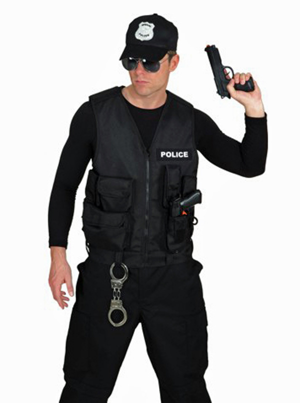 Police Weste mit Cap | Polizei | Polizist
