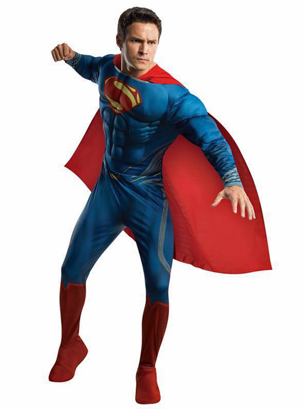 Superman Man of Steel Muscle Chest Lizenzkostüm