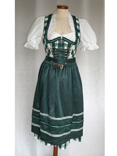 Dirndl "Lotty" dunkelgrn (Gre 36) 3 teilig