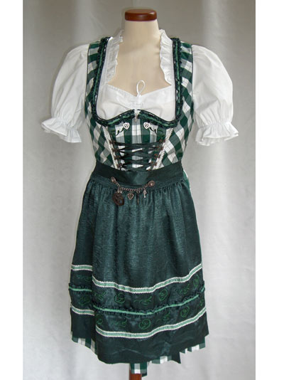 Dirndl "Lotty" dunkelgrn (Gre 42+44) 3 teilig