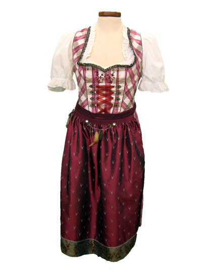 Dirndl "Nikola" cyclam (Gre 42+48) 3 teilig