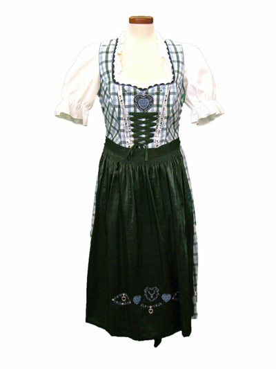 Dirndl "Neva" grn (Gre 38) 3 teilig