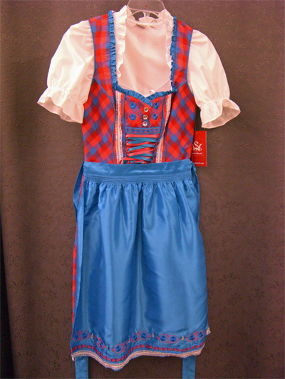 Dirndl "Regula" rubin-aqua Gr.36 3tlg.