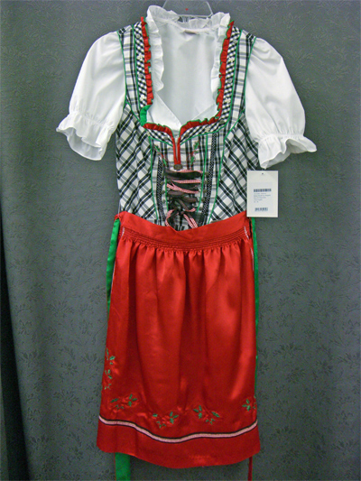 Dirndl "Radau" sw-rot-grn Gr.36 3tlg.