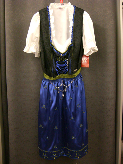 Dirndl "Rosi" sw-royal Gr.54 3tlg.