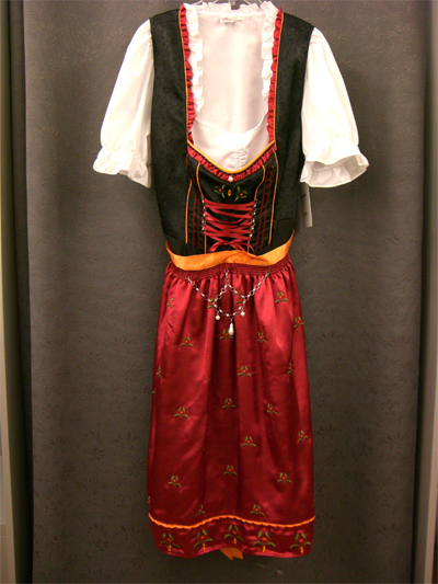 Dirndl "Rosi" sw-beere Gr.54 3tlg.