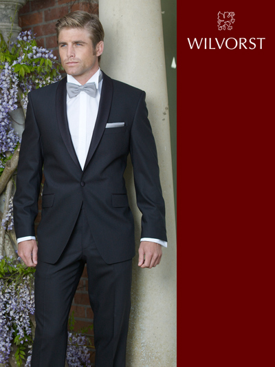 Wilvorst Schalkragen Smoking 6tlg Regular Fit | Black Tie Tuxedo