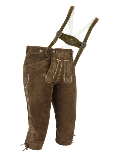 "Lederhose braun Stegtrger" 1tlg. Modell 2015-16 Gr.42-64